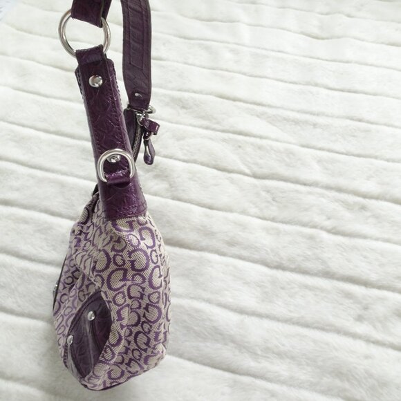 Women's Guess Purple Handbag - Picture 9 of 9